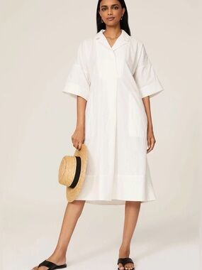 sachin and babi light blue dress Margaret Formal Satin Wrap Midi Dress main image 0